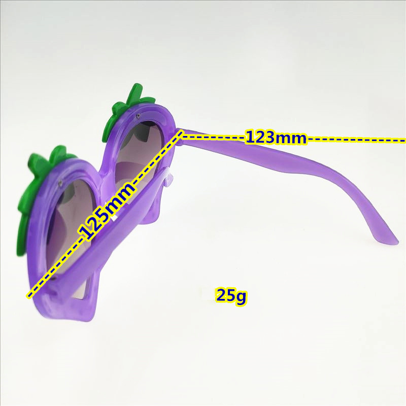 Gyerekek Rajzfilm Napszemüvegek Eper Napszemüvegek UV-sugárzás elleni szemüvegek Baba Túlméretes Keret Szemüvegek Dísztartozékok