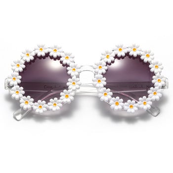 Παιδικά γυαλιά ηλίου Οβάλ Μόδα λουλουδιών Παιδικά γυαλιά ηλίου για κορίτσια Βρεφικές αποχρώσεις Γυαλιά UV400 Προστασία εξωτερικού χώρου Γυαλιά óculos de sol