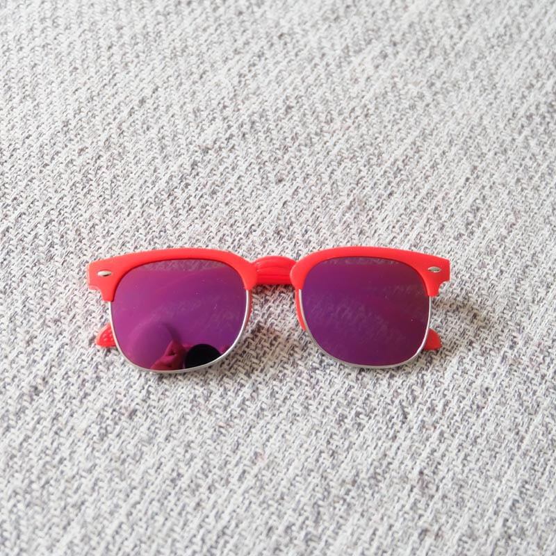 Új Gyerek Divat Napszemüvegek Lányok Dekoratív Rice Köröm Kerek Forma Napszemüvegek Fiúk Kültéri árnyékoló szemüvegek UV400 Gafas De Sol