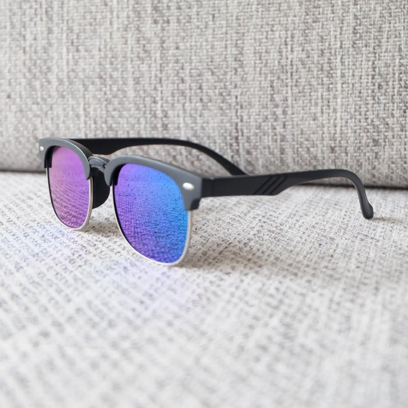 Új Gyerek Divat Napszemüvegek Lányok Dekoratív Rice Köröm Kerek Forma Napszemüvegek Fiúk Kültéri árnyékoló szemüvegek UV400 Gafas De Sol