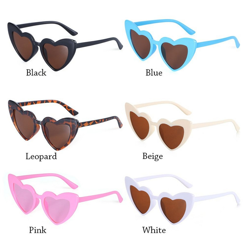 Gyerek napszemüvegek fiú lányok szív alakú napszemüvegek divatos baba napszemüvegek divatos árnyalatú szemüvegek gyerekeknek Oculos De Sol