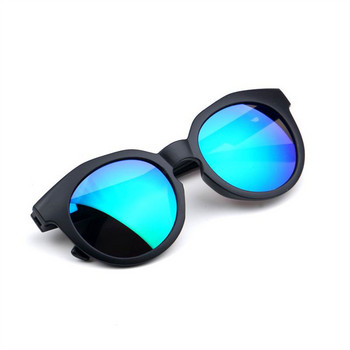 Детски слънчеви очила Цветно отразяващо огледало Момчета Момичета Детски класически ретро сладки очила Кръгли очила Защитни очила Uv400 Нови
