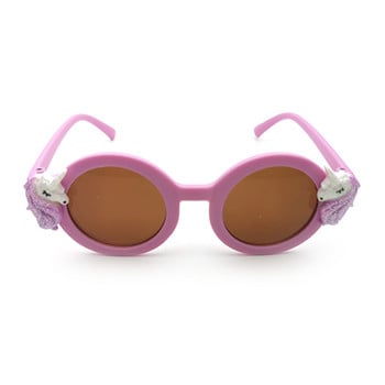 2022 Παιδικά γυαλιά ηλίου Unicorn γυαλιά ηλίου χαριτωμένα γυαλιά πάρτι γενεθλίων Στρογγυλά βολικά γυαλιά Γυαλιά οράσεως UV400 Προστασία