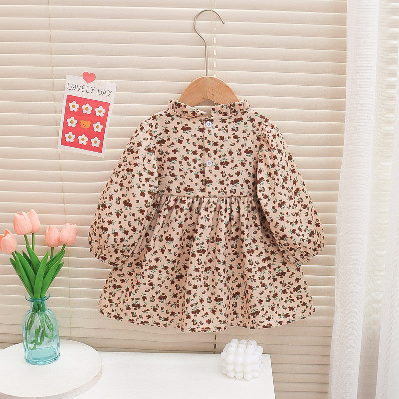 9 12 hónapos 1 2 3 éves kislány ruha tavaszi ruhák hosszú ujjú virágos ruhák baba születésnapi ruhák ruhák viselet ruha