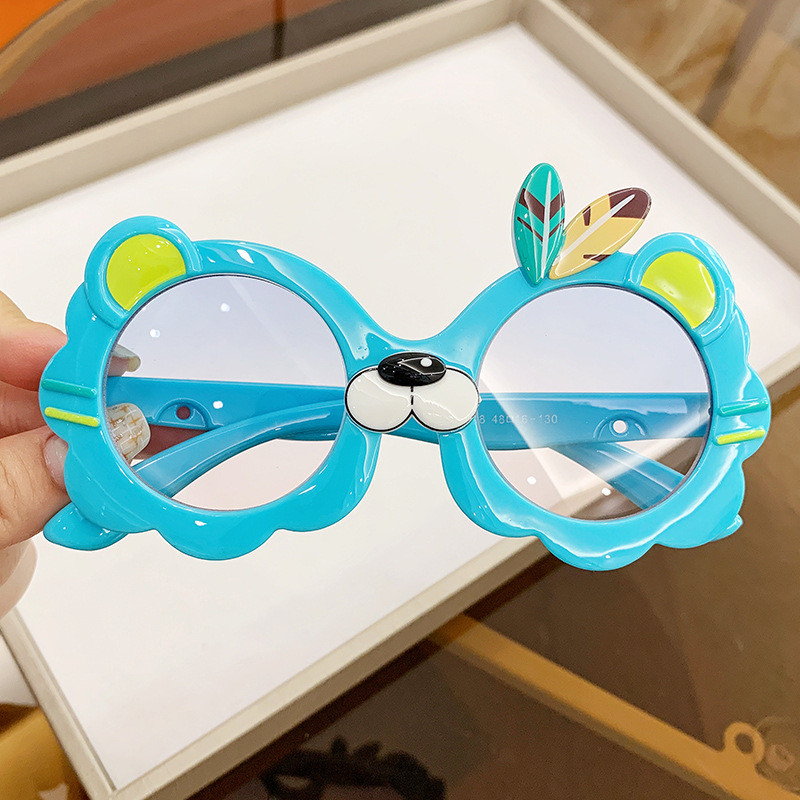 Új kerek, aranyos gyerek napszemüveg fiúknak lányoknak, tipegőknek, szép baba napszemüvegeknek, gyermekeknek védő szemüvegek UV400 Oculos De Sol