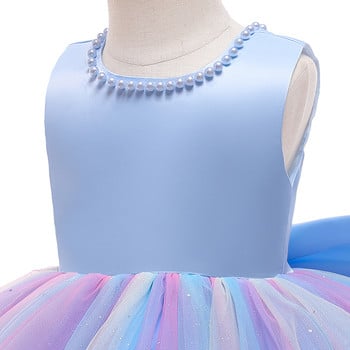 Φόρεμα γενεθλίων 1ου έτους Καλοκαιρινό νεογέννητο κοριτσίστικο φόρεμα για μωρό φόρεμα δαντέλας κουκκίδα πριγκίπισσας Βρεφικό φόρεμα γάμου 6 9 12 μηνών