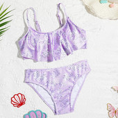 Gyerek fürdőruhák lányoknak tipegő baba kislány 2 részes fürdőruhák bikini fürdőruha nadrágok lányoknak bikini strandlány M