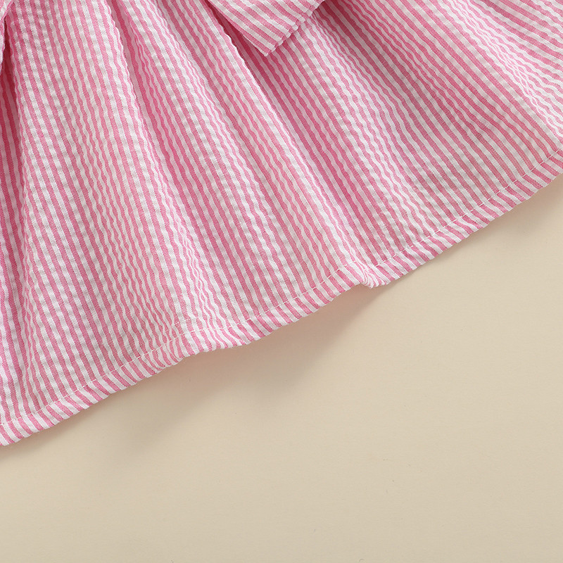 Tipegő baba lányok ujjatlan ruha elöl csípős szalagos ruha nyári divatos hercegnős alkalmi ruha 3M-3T