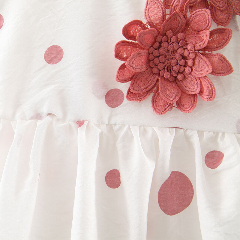 Nyári kislány ruhák koreai aranyos masni rózsaszín váll virág ujjatlan pamut tipegő hercegnő ruha+napkalap gyerek ruhák BC010