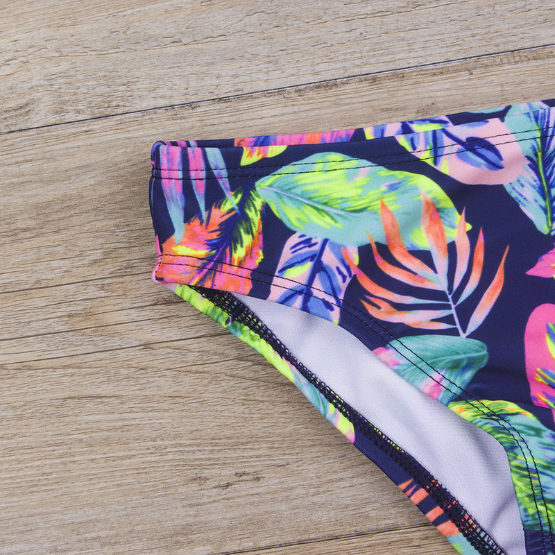 Falbala Kids Girls Girls Nyári fürdőruha Fodor mintás Rugalmas Gyerek Lányok Bikinik Halter fürdőruha Fürdőruha Nyaralás Ajándék