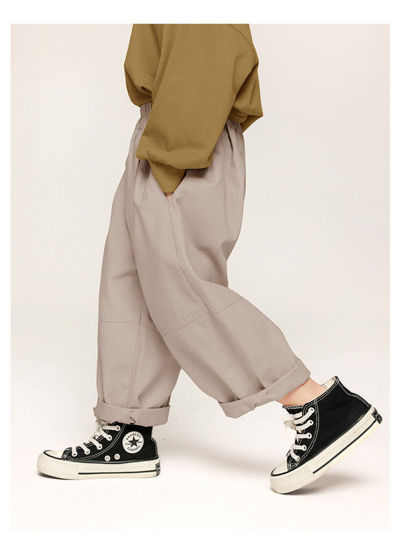 Kevad sügis 2-7 aastat poiste puuvillased ühevärvilised lapivärvi vabaaja püksid poiste püksid