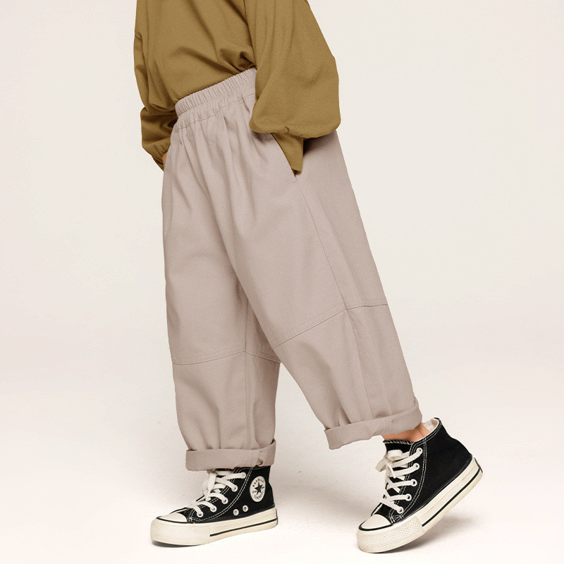 Kevad sügis 2-7 aastat poiste puuvillased ühevärvilised lapivärvi vabaaja püksid poiste püksid