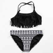 8-13 éves gyerekek fürdőruha Bojt lány fürdőruha Gyerek kereszt hátú tinédzser lány bikini szett kétrészes gyermek fürdőruha Strandruha