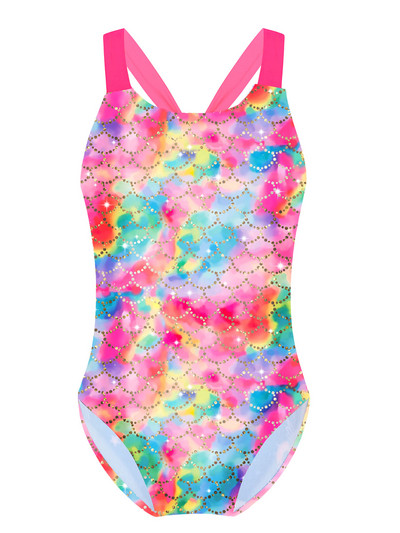 4-16Y ujjatlan, egyrészes fürdőruha kicsi és nagy lányoknak, rajzfilmmintás fürdőruhával, strandruházat gyerekeknek