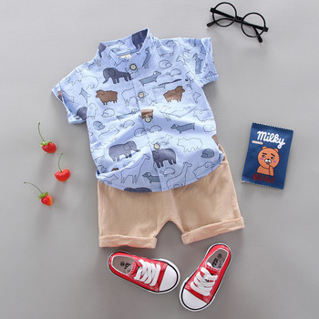 Fashion Boy\'s Suit Summer Casual Clothes Set Top σορτς 2 τμχ Βρεφικά ρούχα για αγόρια Βρεφικά κοστούμια Παιδικά ρούχα