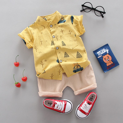 Fashion Boy`s Suit Summer Casual Clothes Set Top σορτς 2 τμχ Βρεφικά ρούχα για αγόρια Βρεφικά κοστούμια Παιδικά ρούχα
