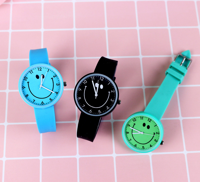 Új puha gumi gyerekórák lányok divatos kvarc karóra nőknek gyerekeknek óra női órák Relog Montre Femme