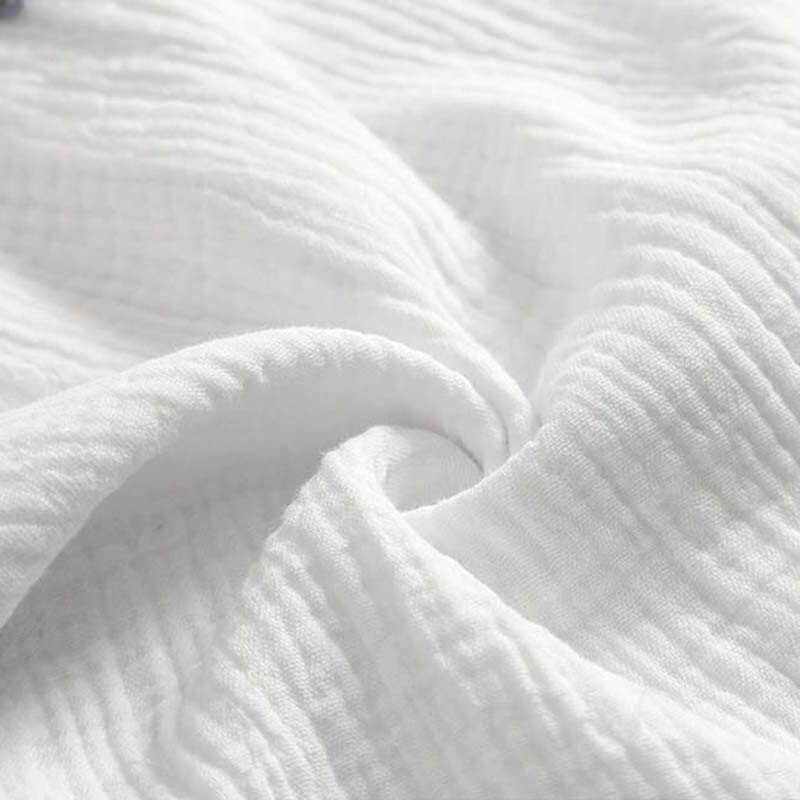 Baba Romper Muslin Rövid ujjú Jumpsuit lányoknak Fiúknak Aranyos Medve egyrészes ruházat Újszülött nyári vékony bodyk