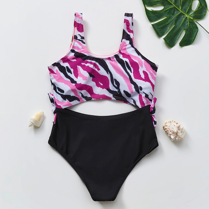 Újdonság 5-14 éves korig tinédzser lányok fürdőruha egyrészes Lány fürdőruha Gyermek fürdőruha Kid Girls Úszóruha Strandruha