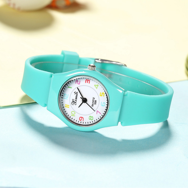 UTHAI CQ61 Kids kvarc sportóra fiúknak lányoknak karóra alkalmi diákóra Fekete ROSE rózsaszín szilikon szíj új 2020