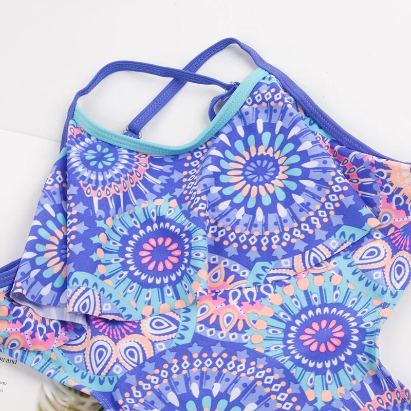 2 színű Retro stílusú tini lányok fürdőruha kötszer Gyermek fürdőruha gyerekek egyrészes fürdőruhák nyári fürdőruha Monokini