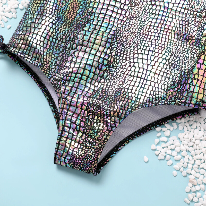 PatPat Kid Girl alkalmi ferde elülső fürdőruha a nyári szezonban, puha és kényelmes, tökéletes kirándulásokhoz