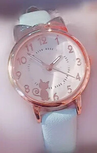 2024 Gyerekóra macska kvarc órák órák lányoknak ajándék aranyos rajzfilm karóra világító mutatós gyermekórák nőknek Relogio