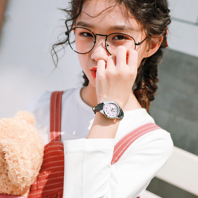 UTHAI BK44 gyermek gyermek diák lány analóg kvarc óra aranyos