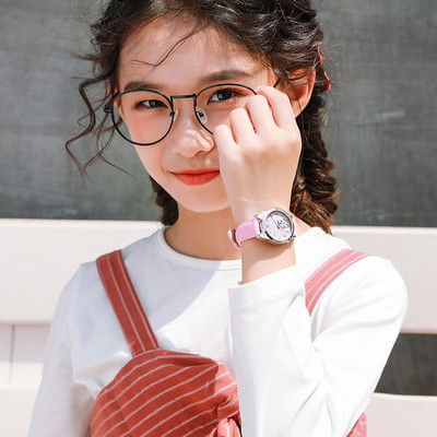 UTHAI BK44 gyermek gyermek diák lány analóg kvarc óra aranyos