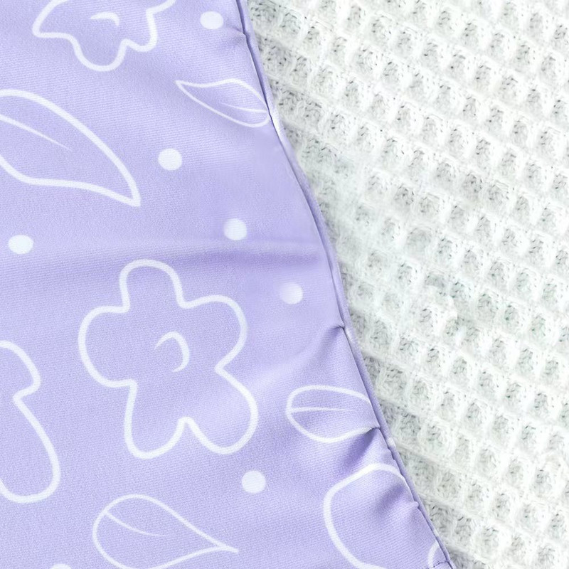 Nyári Retro Lila Lányos Fürdőruha Egyrészes Háromszög Nyaralás fürdőruhák Tini lányok Gyerek fürdőruha Strandruha