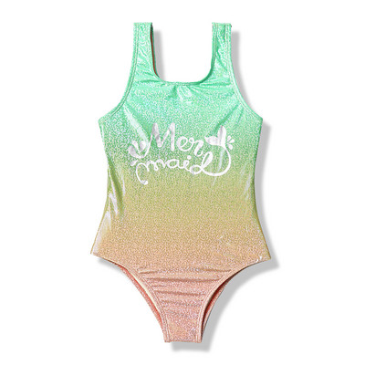 Heart Sequins Beach Wear Nyári Kids Swimwear Fürdőruha 2024 Gyermek Monokini Fürdőruha Lányok Fürdőruha 348