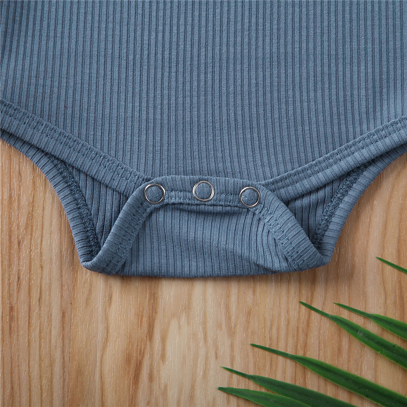 0-18 hónapos uniszex baba nyári body Baby Boy tömör rózsaszín fehér zöld jumpsuit újszülött lányoknak, ujjatlan játszóruha