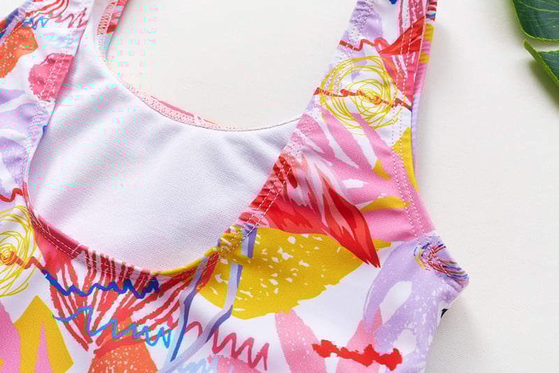 Új érkezés 3-12 éves lányok fürdőruha egyrészes Lányok fürdőruha Trópusi stílusú Gyermek fürdőruha Lányok Úszóruha Strandruha