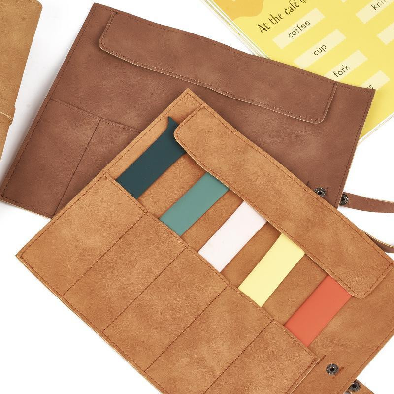 Óraszíj tárolótáska Óraszíjak Tárolótáska Óraszíj-rendező Hordozható bőr hordtáska tartó 5 óraszíj