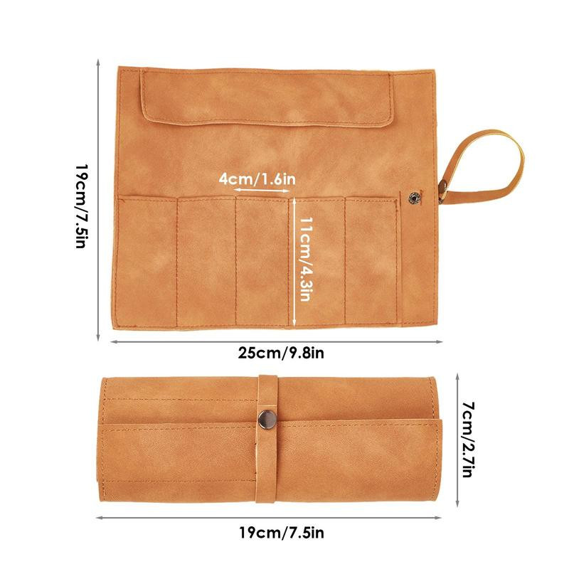 Óraszíj tárolótáska Óraszíjak Tárolótáska Óraszíj-rendező Hordozható bőr hordtáska tartó 5 óraszíj