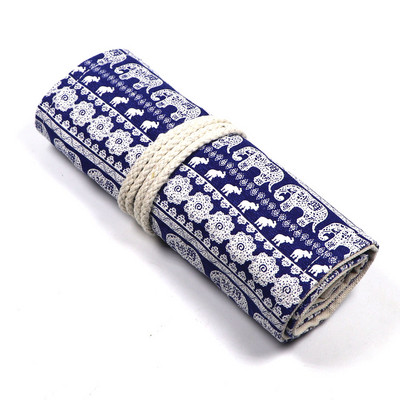 Kreatív rajzfilm 36 lyukú tollfüggöny gyerekeknek művészet ceruza menedékes táska festő ecset tolltartó aranyos iskolai írószer