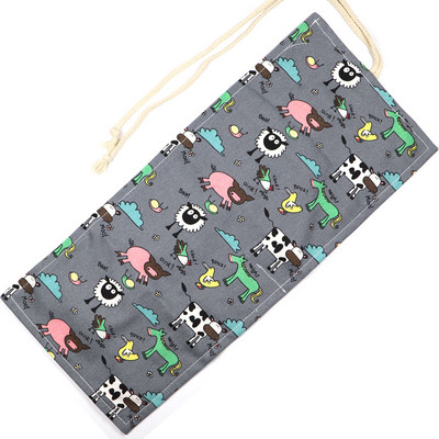 Kreatív rajzfilm 36 lyukú tollfüggöny gyerekeknek művészet ceruza menedékes táska festő ecset tolltartó aranyos iskolai írószer