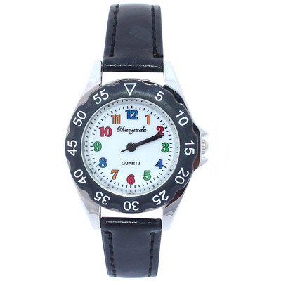 Aranyos fiúk lányok kvarc óra gyerek gyerek szövet szíj diák óra óra karóra ajándékok színes számtárcsa