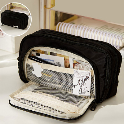 Kawaii zīmuļu futrāļi maciņa Liela ietilpība jauka pildspalvu soma Atpakaļ uz skolu Piederumi meitenēm Studentiem Bērniem Korejas rakstāmpiederumi