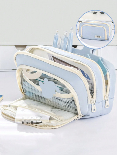 Kawaii zīmuļu futrāļi maciņa Liela ietilpība jauka pildspalvu soma Atpakaļ uz skolu Piederumi meitenēm Studentiem Bērniem Korejas rakstāmpiederumi