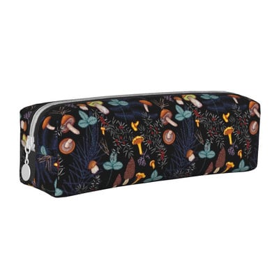 Tamne divlje šumske gljive Pernica Zabavni držač za olovke Torbe za olovke Student Velika pohrana Uredske pernice s patentnim zatvaračem