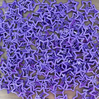 10db Színes Star BB Hajcsat Lányok Y2K Aranyos Star Barrettes Női Egyszerű Fém Snap Clip fejdísz Haj Ékszer Kiegészítők