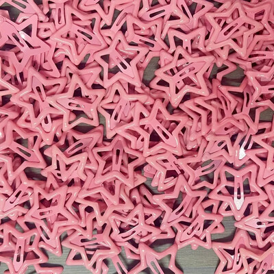 10db Színes Star BB Hajcsat Lányok Y2K Aranyos Star Barrettes Női Egyszerű Fém Snap Clip fejdísz Haj Ékszer Kiegészítők