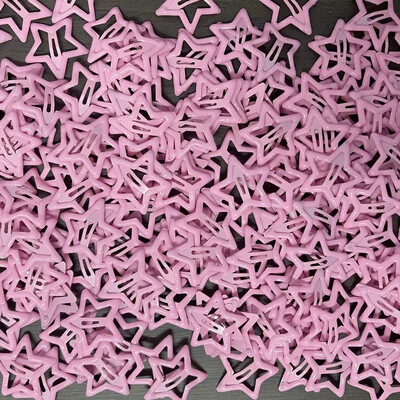 10db Színes Star BB Hajcsat Lányok Y2K Aranyos Star Barrettes Női Egyszerű Fém Snap Clip fejdísz Haj Ékszer Kiegészítők