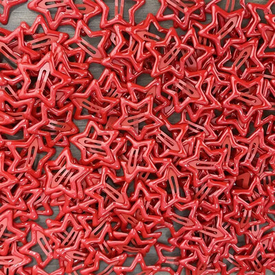 10db Színes Star BB Hajcsat Lányok Y2K Aranyos Star Barrettes Női Egyszerű Fém Snap Clip fejdísz Haj Ékszer Kiegészítők