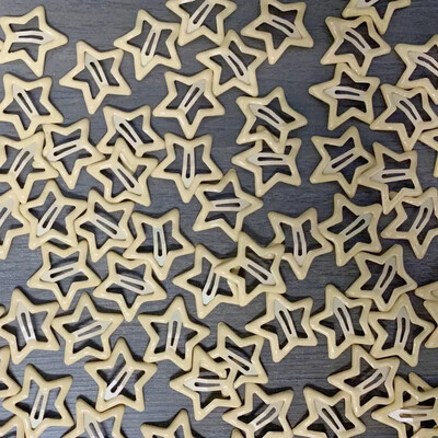 10db Színes Star BB Hajcsat Lányok Y2K Aranyos Star Barrettes Női Egyszerű Fém Snap Clip fejdísz Haj Ékszer Kiegészítők