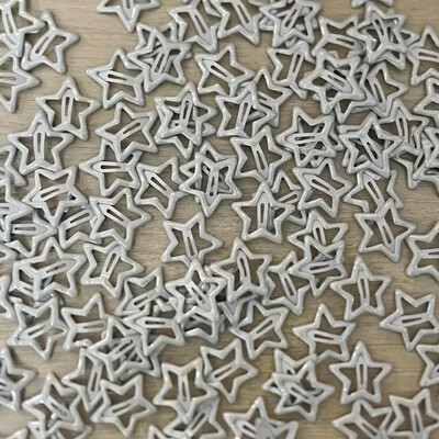 10db Színes Star BB Hajcsat Lányok Y2K Aranyos Star Barrettes Női Egyszerű Fém Snap Clip fejdísz Haj Ékszer Kiegészítők