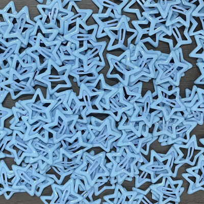 10db Színes Star BB Hajcsat Lányok Y2K Aranyos Star Barrettes Női Egyszerű Fém Snap Clip fejdísz Haj Ékszer Kiegészítők