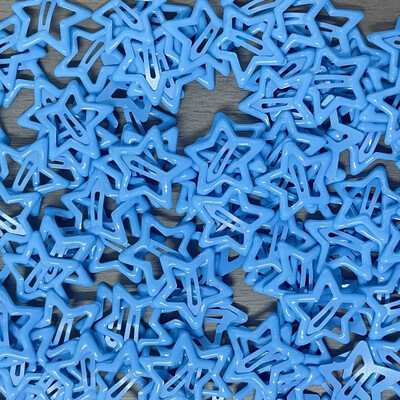 10db Színes Star BB Hajcsat Lányok Y2K Aranyos Star Barrettes Női Egyszerű Fém Snap Clip fejdísz Haj Ékszer Kiegészítők