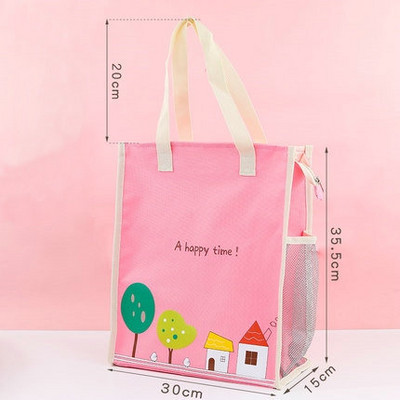 Kawaii iskolatáska lányoknak, gyerekeknek, hordozható házi feladatnak járó könyves táska általános iskolai diáktáska iskolába